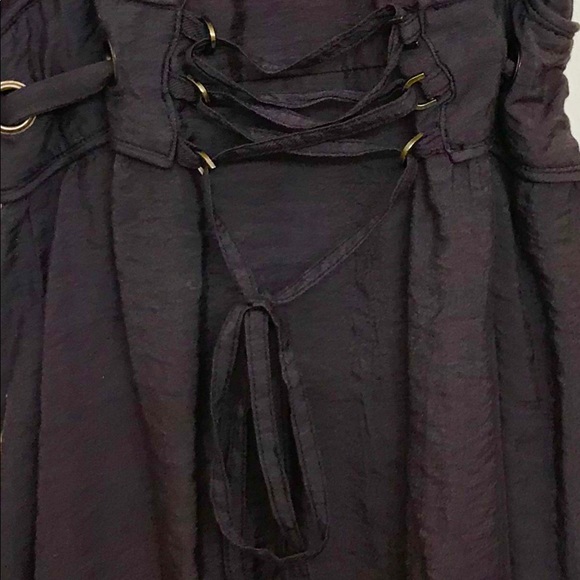 EGGPLANT CORSETED DRESS - Picture 5 of 6